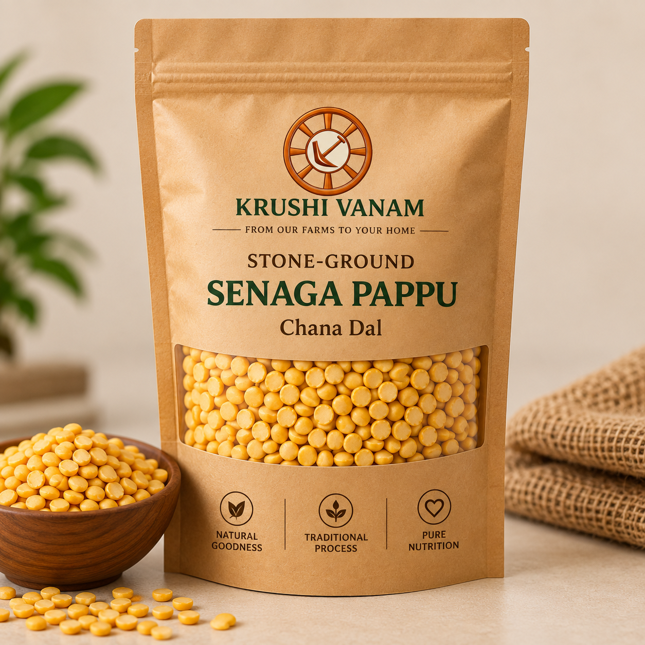 Stone Ground Senaga pappu